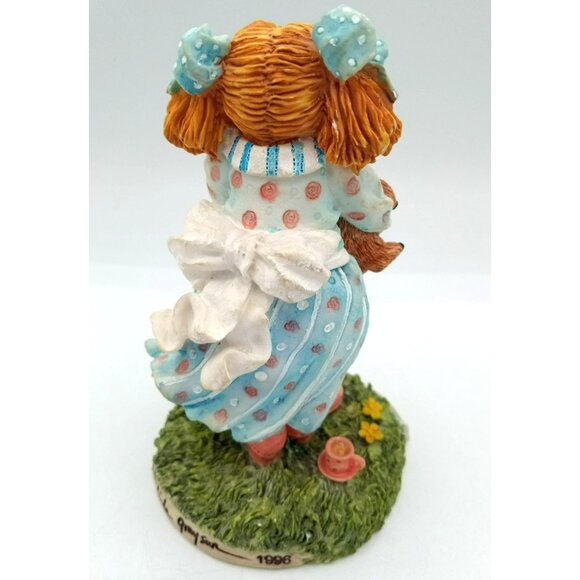 Tea Party Teddies Heather And Timothy Bear Figurine Linda Grayson 1996 4.5 Inch - Picture 8 of 15